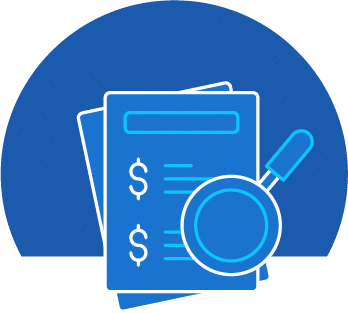 Transparent billing icon